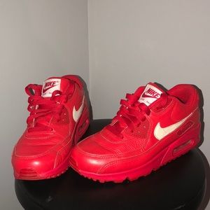 Red Nike AirMax 90